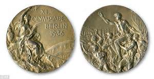 jesse owens 1936 olympic gold medal that enraged hitler up for auction daily mail online