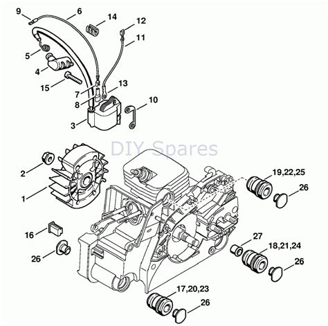 Stihl Ms 170 Chainsaw Ms170d Parts Diagram Intended For
