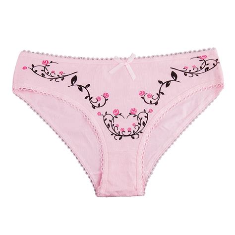 buy sexy cotton panties floral print women underwear lady lace
