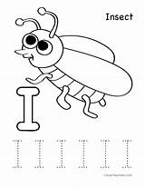 Coloring Letter Writing Insect Worksheet Preschool Worksheets Activities Sheets Sheet Tracing Letters Alphabet Cleverlearner Activity Practice Available Other 99worksheets Choose sketch template
