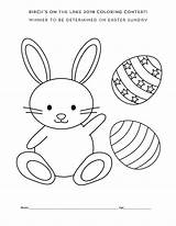 Easter Coloring Sheet Sheets Color Print Bunny sketch template