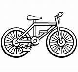 Bike Coloring Coloringcrew sketch template