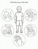Body Coloring Pages Parts Preschool Care Kids Healthy Human Take Icarly Printable Colouring Will Worksheet Bodies Kindergarten Taking Dixie Winn sketch template