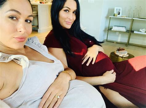 nikki bella says she s on the verge of an end of pregnancy meltdown e