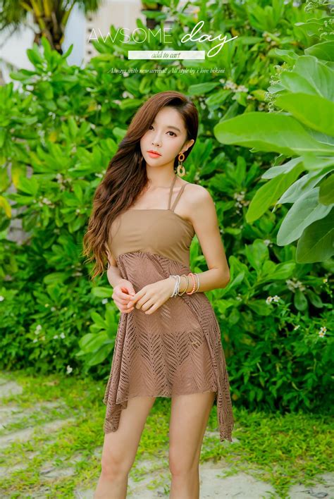 Park Soo Yeon Model Korean Fashion Bikini Set Jan 2018 2