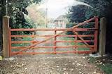 Pictures of Natural Wooden Gates
