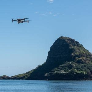 flying  drone  hawaii backyard silver
