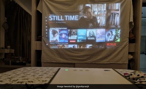 projector screen    bedsheet womans desi jugaad wins hearts