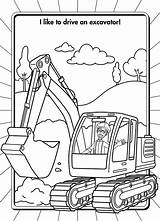 Blippi Excavator Children Train sketch template