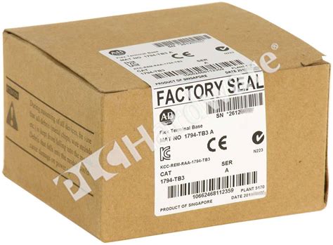 plc hardware allen bradley  tb series   factory sealed