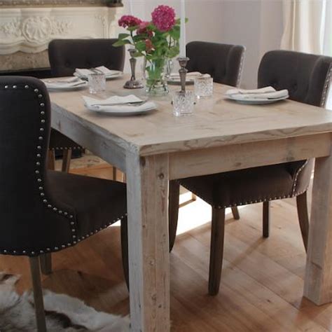 white wash dining table set appel  dining room