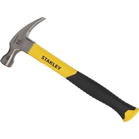 stanley  oz smooth face rip claw hammer  fiberglass handle berings