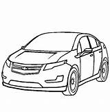 Coloring Pages Camaro Chevy Chevrolet Volt Cars Clipart Car Library Color Visit Getcolorings Comments sketch template