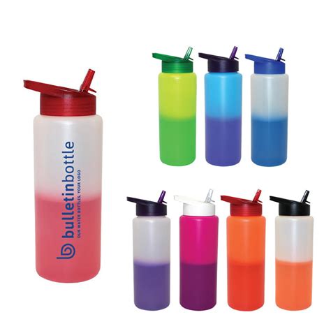 color changing water bottles color changing sport bottle  straw