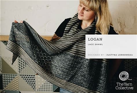 Logan Lace Shawl By Justyna Lorkowska In The Yarn Collective