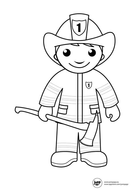 preschool community helpers coloring pages coloring home