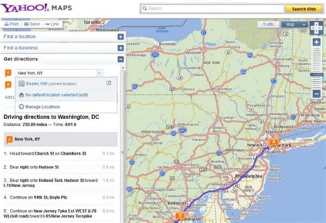 comparison  popular maps  driving directions sites ghacks tech news
