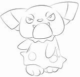 Snubbull sketch template