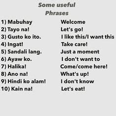 basic tagalog ideas tagalog tagalog words filipino words