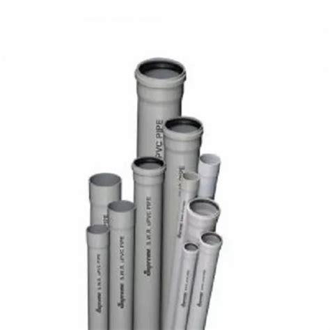 supreme pvc 110 mm swr pipe s s at rs 610 piece in chakdaha id