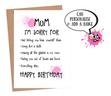 erstklassiger shop kunde  mum birthday cards bezahlbare preise
