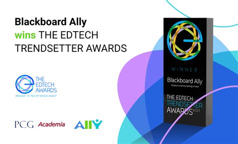 blackboard ally named  trendsetter   year  edtech digest