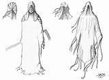 Cloak Izrail Hooded Sketch Cloaked Figures Deviantart Template Coloring Pages sketch template