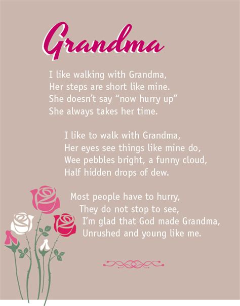 grandma poem typography art print wowthankyoucouk