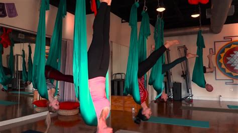 take a swing at aerial yoga at home cnn