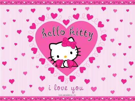 hello kitty hearts love