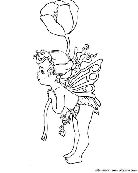 coloring fairy page  large flower fairy coloring pages fairy