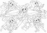 Coloring Pages Glitter Force Cure Pretty Choose Board sketch template
