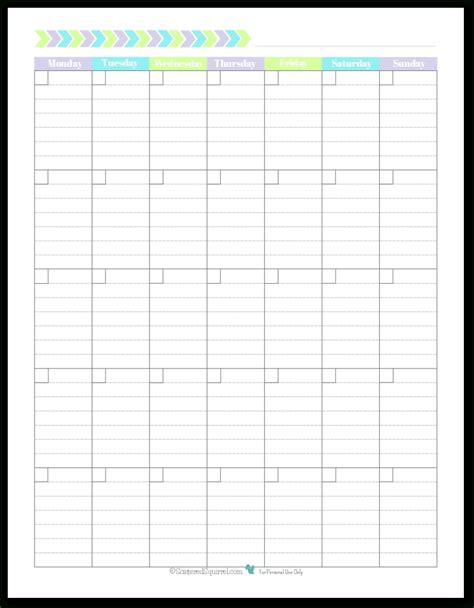 printable full size blank calendar
