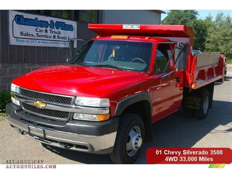 chevrolet silverado  regular cab  chassis dump truck  victory red