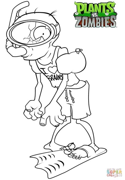 plants  zombies coloring pages