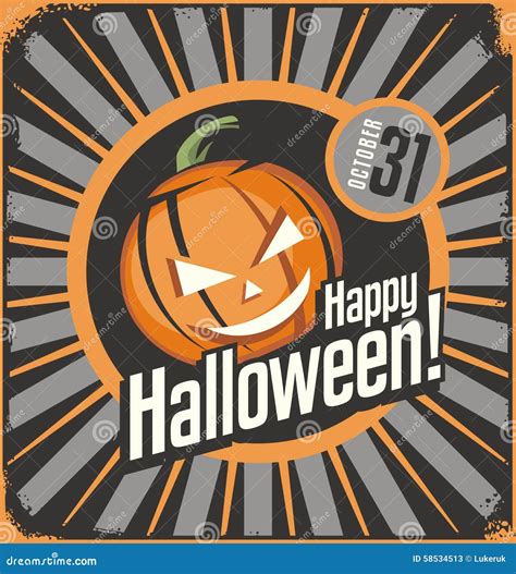 halloween card template stock vector illustration  layout