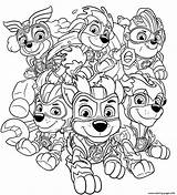Pups Mighty Ryder Everest Nick Coloriage sketch template