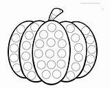 Dot Pumpkin Printable Pages Do Marker Worksheet Coloring Halloween Printables Preschool Worksheets Activities Fall Clipart Kids Theresourcefulmama Crafts Dots Painting sketch template