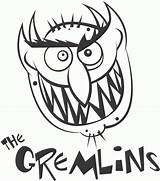 Gremlins Colorear Gizmo Gremlin sketch template