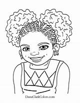 Coloring Pages African American Kids Girl Printable History Woman Famous Girls People Colouring Africa Sheets Family Pdf Cute Print Books sketch template