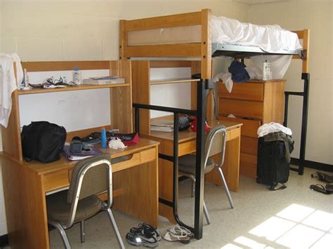 An Actual View Of An Actual Dorm Room At The Actual University Of