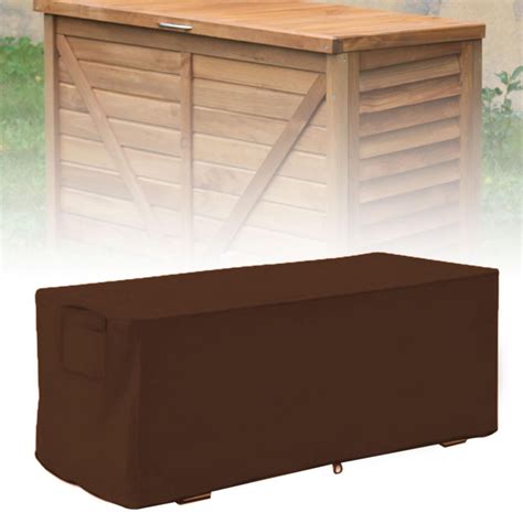 anggrek waterproof sturdy covers outdoor deck box protective cover storage benches cover