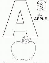 Coloring Letter Preschoolers Pages Alphabet Worksheets Colouring Popular High sketch template