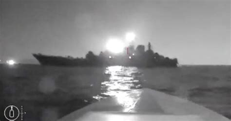 ukrainian drone disables russian warship  russias novorossiysk port reuters