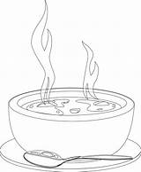 Clipart Soup Bowl Clip Transparent Dishes Panda Webstockreview Coloring Advertisement sketch template