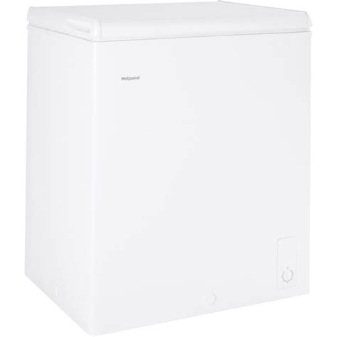 hotpoint  cu ft manual defrost chest freezer white  lowescom