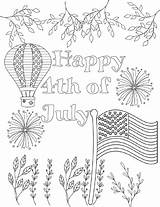 Coloring July Pages Fourth Printable 4th Designs Pdf Print Batch Intricate Favorite Most Thehousewifemodern Page4 Patriotic sketch template