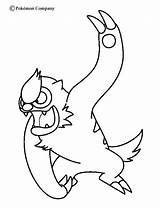 Pokemon Vigoroth Coloring Pages Hellokids sketch template