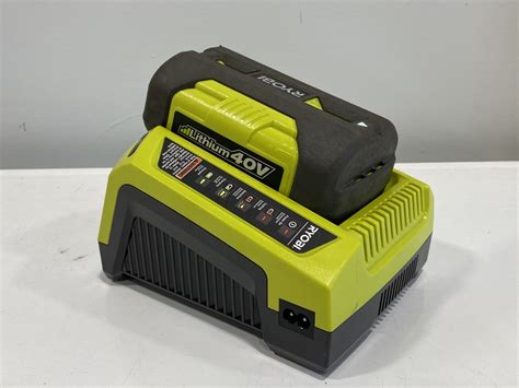 Urban Auctions Ryobi 40v Battery And Charger