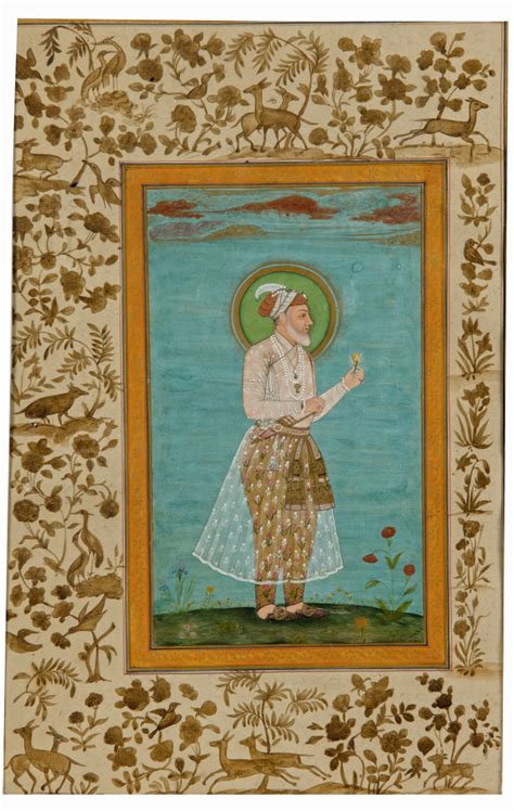 mughal miniature depicting aurangzeb india  century oaa
